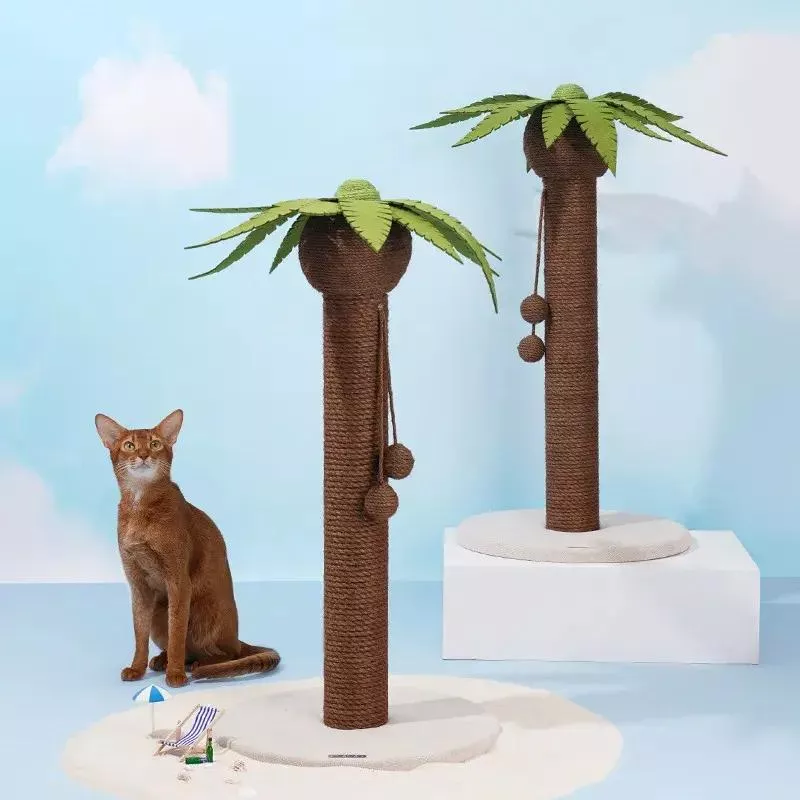 Coconut Tree Shape Cat Scratching Post 